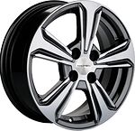 Khomen Wheels KHW1502 (Solaris II) 6x15 4x100 ET 46 Dia 54.1 G-Silver-FP