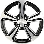 Khomen Wheels KHW1502 Vesta 6x15 4x100 ET 50 Dia 60.1 Black-FP Khomen Wheels KHW1502 Vesta 6x15 4x100 ET 50 Dia 60.1 Black-FP