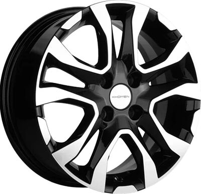 Khomen Wheels KHW1503 (Granta) 6x15 4x98 ET 36 Dia 58.5 Black-FP