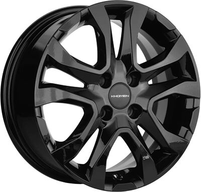 Khomen Wheels KHW1503 (Rio) 6x15 4x100 ET 46 Dia 54.1 Black