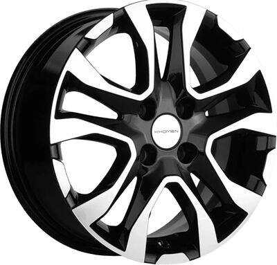 Khomen Wheels KHW1503 (Rio) 6x15 4x100 ET 46 Dia 54.1 Black-FP