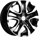 Khomen Wheels KHW1503 (Vesta) 6x15 4x100 ET 50 Dia 60.1 Black-FP