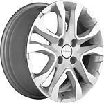 Khomen Wheels KHW1503 (Vesta) 6x15 4x100 ET 50 Dia 60.1 F-Silver-FP