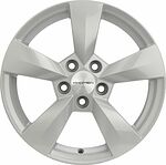 Khomen Wheels KHW1504 (Fabia) 6x15 5x100 ET 43 Dia 57.1 F-Silver