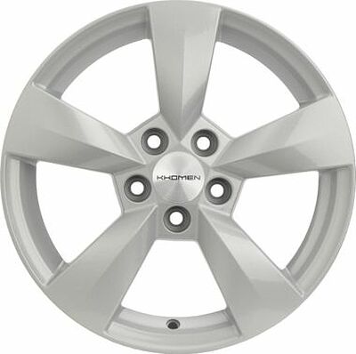 Khomen Wheels KHW1504 (Fabia) 6x15 5x100 ET 43 Dia 57.1 F-Silver