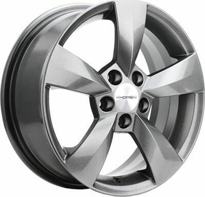 Khomen Wheels KHW1504 (Fabia) 6x15 5x100 ET 43 Dia 57.1 Gray