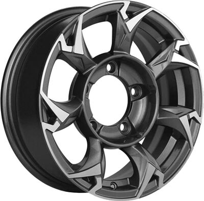 Khomen Wheels KHW1505 (Lada NIVA 4x4) 5.5x15 5x139.7 ET 5 Dia 98.5 F-Silver-FP