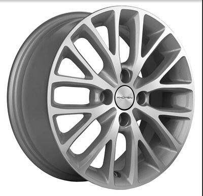 Khomen Wheels KHW1506 (Lada Granta) 6x15 4x98 ET 36 Dia 58.6 F-Silver-FP