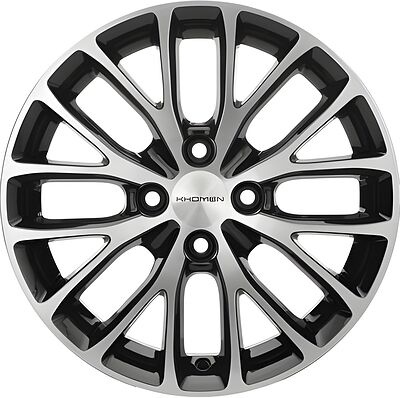 Khomen Wheels KHW1506 Rio/Solaris 6x15 4x100 ET 46 Dia 54 Black-FP