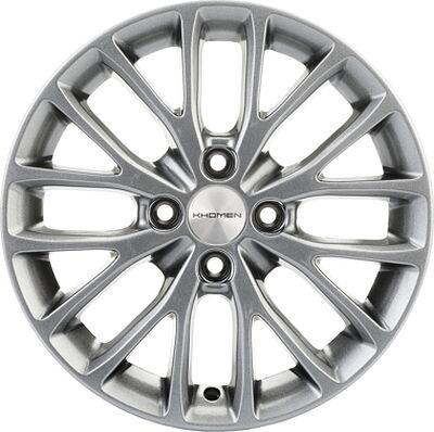 Khomen Wheels KHW1506 (Vesta) 6x15 4x100 ET 50 Dia 60.1 G-Silver