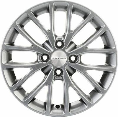 Khomen Wheels KHW1506 (Xray) 6x15 4x100 ET 37 Dia 60.1 G-Silver