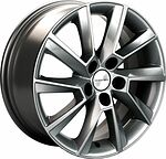 Khomen Wheels KHW1507 (Polo) 6x15 5x100 ET 40 Dia 57.1 Gray-FP