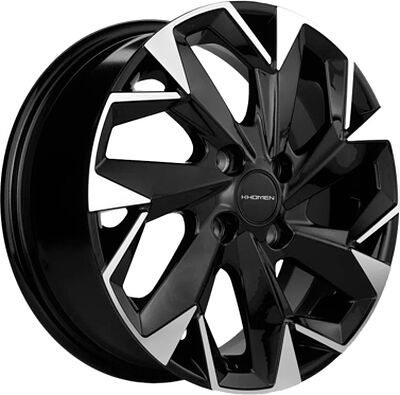 Khomen Wheels KHW1508 (Lada Granta) 6x15 4x98 ET 35 Dia 60.1 Black-FP