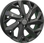 Khomen Wheels KHW1508 (Lada Granta) 6x15 4x98 ET 35 Dia 58.6 Gray