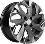 Khomen Wheels KHW1508 (Logan/Sandero) 6x15 4x100 ET 40 Dia 60.1 Gray-FP