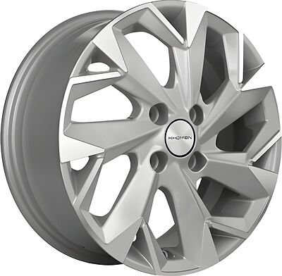 Khomen Wheels KHW1508 (Rio/Solaris) 6x15 4x100 ET 46 Dia 54.1 F-Silver-FP