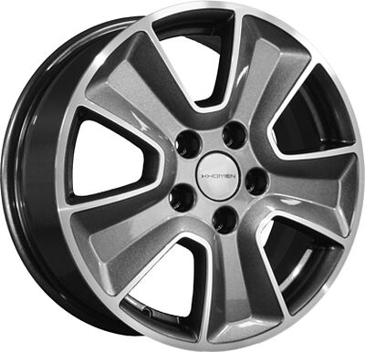 Khomen Wheels KHW1601 (ASX) 6.5x16 5x114.3 ET 46 Dia 67.1 Gray-FP