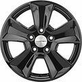 Khomen Wheels KHW1601 (Duster) 6.5x16 5x114.3 ET 50 Dia 66.1 Black