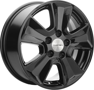 Khomen Wheels KHW1601 (Huyndai/Kia) 6.5x16 5x114.3 ET 43 Dia 67.1 Black