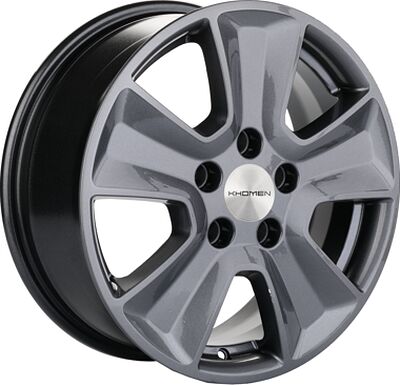 Khomen Wheels KHW1601 (Sonata) 6.5x16 5x114.3 ET 43 Dia 67.1 Gray