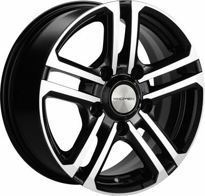 Khomen Wheels KHW1602 (Niva 4x4) 6.5x16 5x139.7 ET 40 Dia 98.5 Black-FP