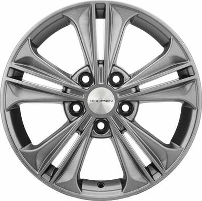 Khomen Wheels KHW1603 (Creta/Seltos) 6x16 5x114.3 ET 43 Dia 67.1 Gray