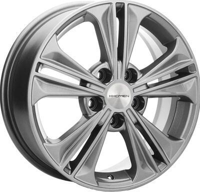 Khomen Wheels KHW1603 (Soul) 6x16 5x114.3 ET 47 Dia 67.1 G-Silver