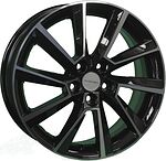 Khomen Wheels KHW1604 (Aveo) 6x16 5x105 ET 39 Dia 56.6 Black-FP