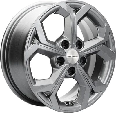 Khomen Wheels KHW1604 (Fabia/Polo) 6x16 5x100 ET 45 Dia 57.1 Gray