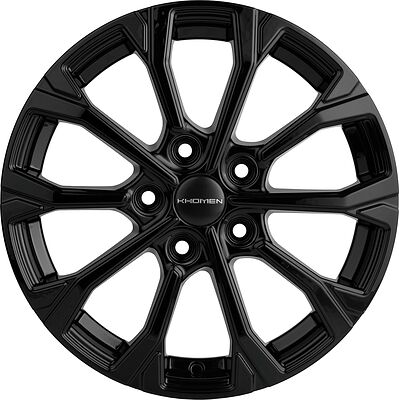 Khomen Wheels KHW1605 6.5x16 5x114.3 ET 40 Dia 66.1 BLACK