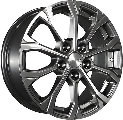 Khomen Wheels KHW1605 (Huyndai/Kia) 6.5x16 5x114.3 ET 50 Dia 67.1 Gray-FP