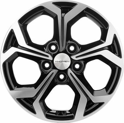 Khomen Wheels KHW1606 (Ceed/Elantra) 6.5x16 5x114.3 ET 50 Dia 67.1 Black-FP