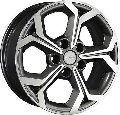 Khomen Wheels KHW1606 (Huyndai/Kia) 6.5x16 5x114.3 ET 43 Dia 67.1 Gray-FP