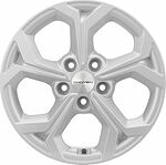 Khomen Wheels KHW1606 (Kaptur) 6.5x16 5x114.3 ET 50 Dia 66.1 F-Silver