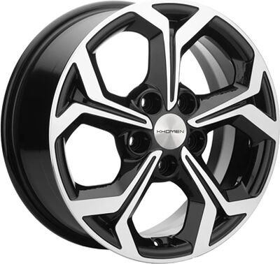 Khomen Wheels KHW1606 (Sonata) 6.5x16 5x114.3 ET 43 Dia 67.1 Black-FP