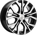 Khomen Wheels KHW1608 (Alphard) 6.5x16 5x114.3 ET 38 Dia 60.1 Black-FP