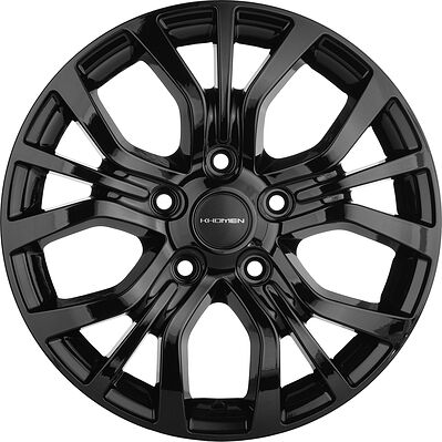 Khomen Wheels KHW1608 6.5x16 5x108 ET 45 Dia 60.1 BLACK