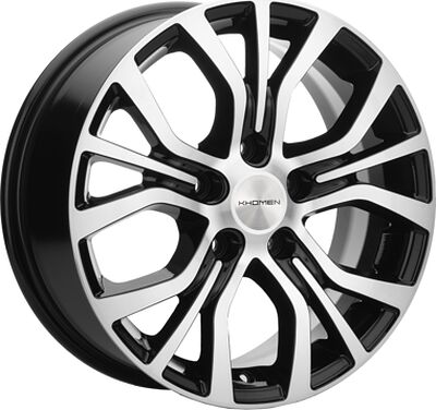 Khomen Wheels KHW1608 (Changan CS35) 6.5x16 5x110 ET 46 Dia 63.3 Black-FP