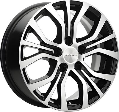 Khomen Wheels KHW1608 (DFM 580) 6.5x16 5x110 ET 45 Dia 67.1 Black-FP