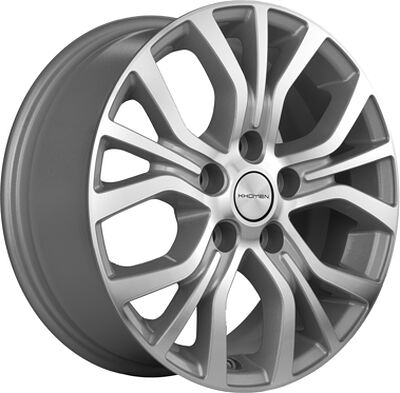 Khomen Wheels KHW1608 (Geely Coolray) 6.5x16 5x114.3 ET 45 Dia 54.1 F-Silver-FP