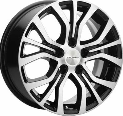 Khomen Wheels KHW1608 (Multivan) 6.5x16 5x120 ET 38 Dia 65.1 Black-FP