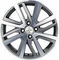 Khomen Wheels KHW1609 (Rio I/Solaris I) 6x16 4x100 ET 48 Dia 54.1 Gray-FP