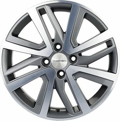 Khomen Wheels KHW1609 (Rio I/Solaris I) 6x16 4x100 ET 48 Dia 54.1 Gray-FP