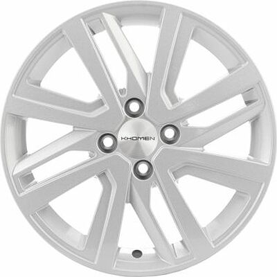 Khomen Wheels KHW1609 (Rio II/Solaris II) 6x16 4x100 ET 46 Dia 54.1 F-Silver