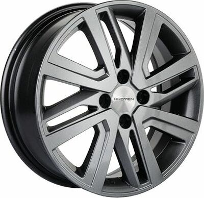 Khomen Wheels KHW1609 (Rio II/Solaris II) 6x16 4x100 ET 46 Dia 54.1 G-Silver