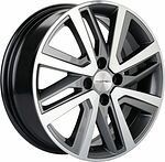 Khomen Wheels KHW1609 (Vesta/Largus) 6x16 4x100 ET 50 Dia 60.1 Gray-FP