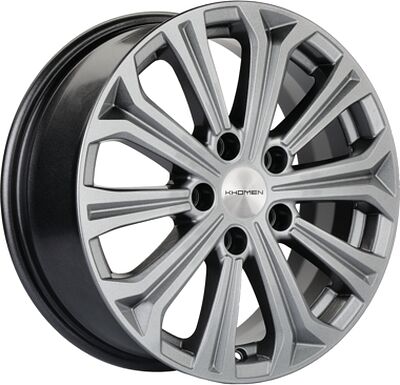 Khomen Wheels KHW1610 (Chery Tiggo 3/Tiggo 3 Pro) 6.5x16 5x108 ET 45 Dia 60.1 Gray