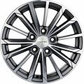 Khomen Wheels KHW1610 (Corolla) 6.5x16 5x114.3 ET 45 Dia 60.1 Gray-FP