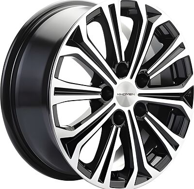 Khomen Wheels KHW1610 Fluence/Juke 6x16 5x114 ET 47 Dia 66 Black-FP
