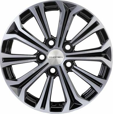 Khomen Wheels KHW1610 (Octavia) 6.5x16 5x112 ET 46 Dia 57.1 Black-FP